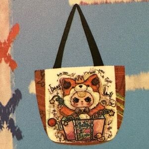 NWT Baby Three | Fox Print Canvas Tote Bag
